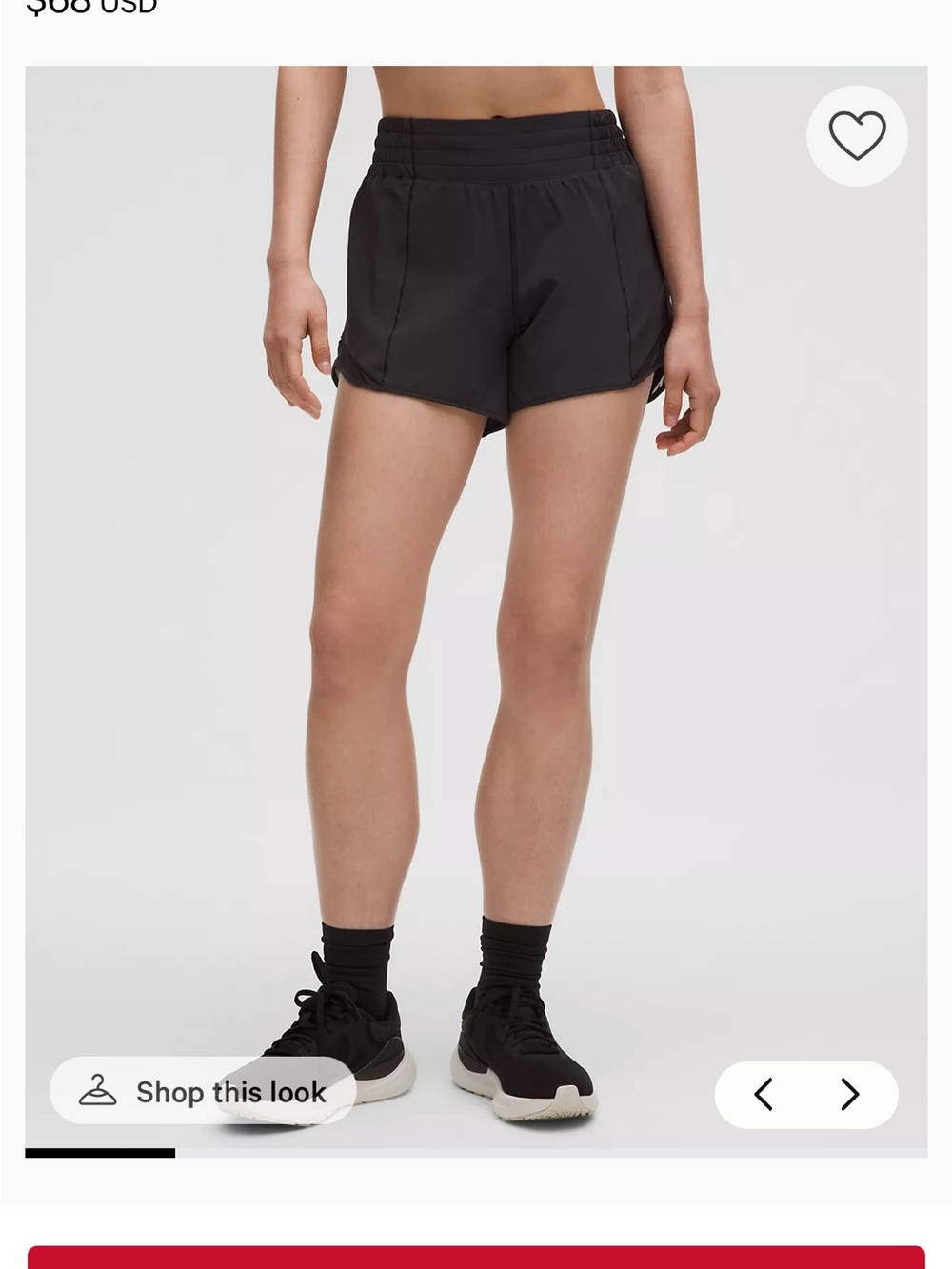Women's Lululemon Hotty Hot 4” Shorts